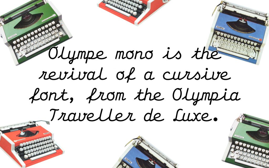 Olympe font